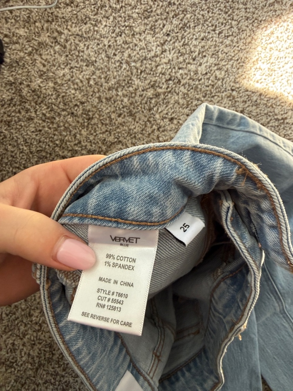 Vervet barrel jeans size 25 - Picture 4 of 5